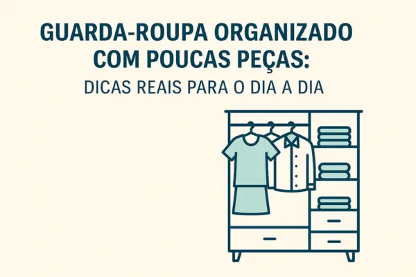 Guarda-roupa Minimalista Organizado