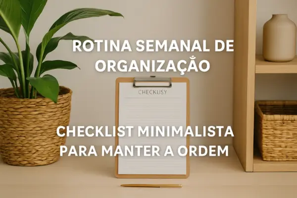 Rotina de Organização Minimalista
