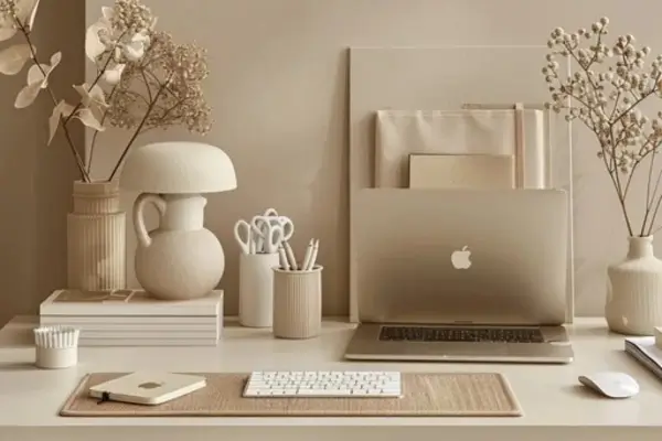 mesa de estudos minimalista